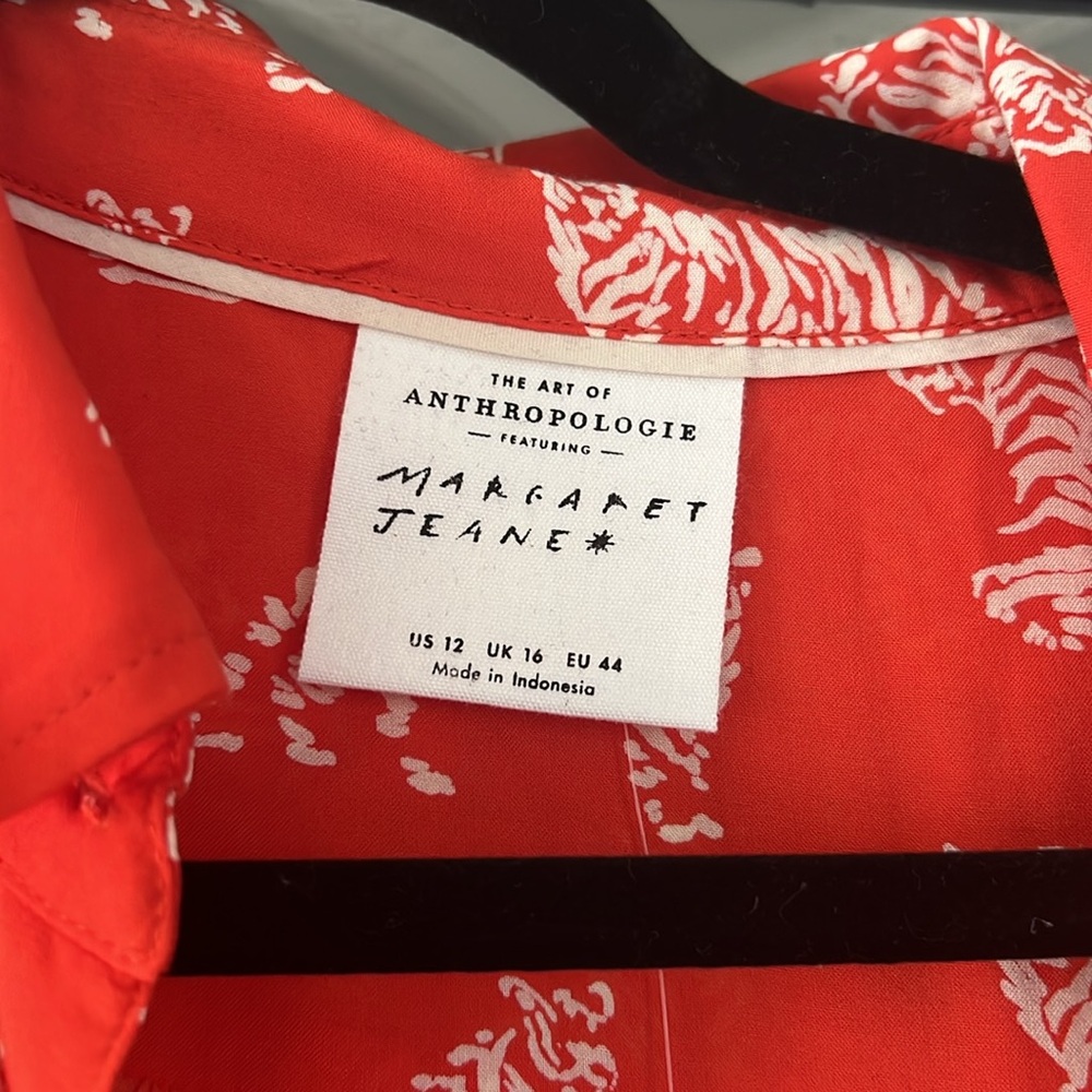 Anthropologie button down blouse nwt - Picture 3 of 6